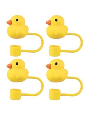 Duck Straw Toppers 4pk - NWT